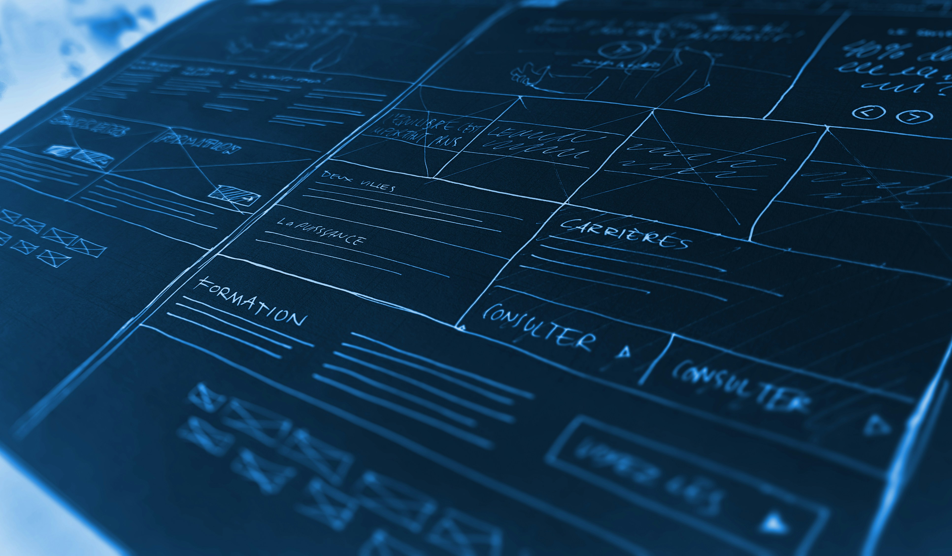 Professional tradie website mockup on a laptop